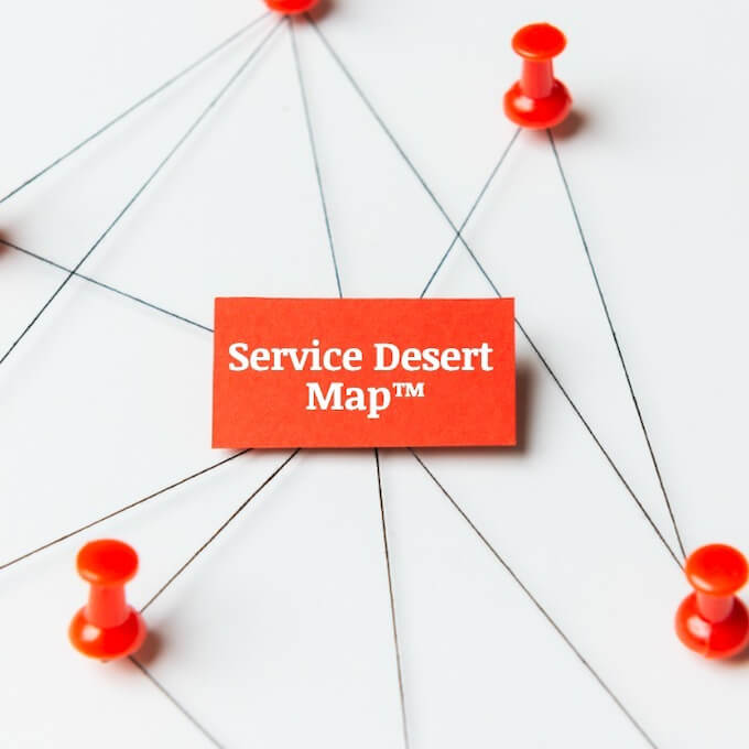 The Service Desert Map™ for Individuals with Disabilities in WA
